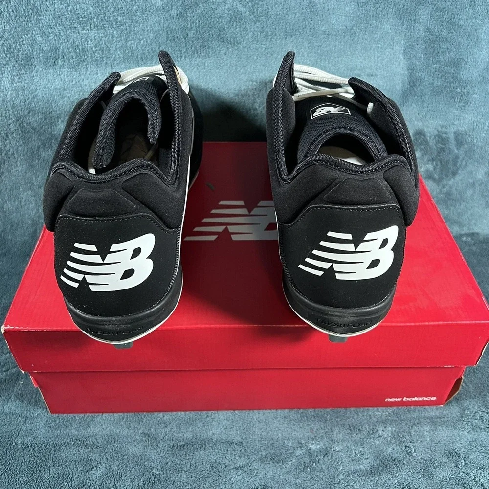 New Balance Men's Baseball Cleats Spikes WIDE 2E Size 16 L3000BK4 New - Picture 3 of 5